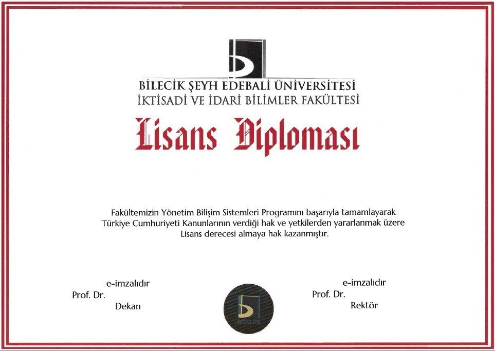 BŞEÜ’de elektronik diploma dönemi başladı