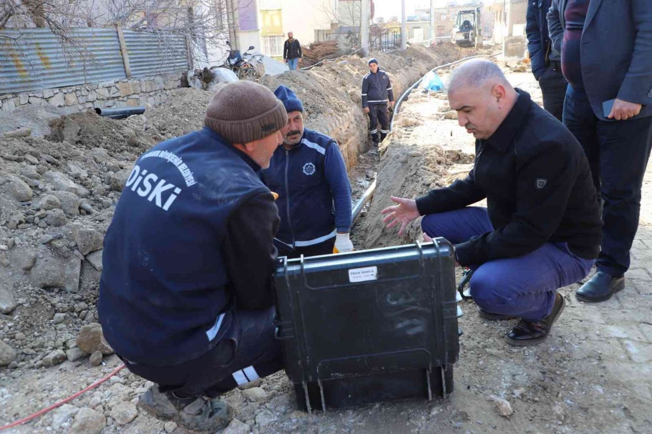 DİSKİ; Dicle’de fiziki kayıpları önlemek için su şebekelerini yenileniyor