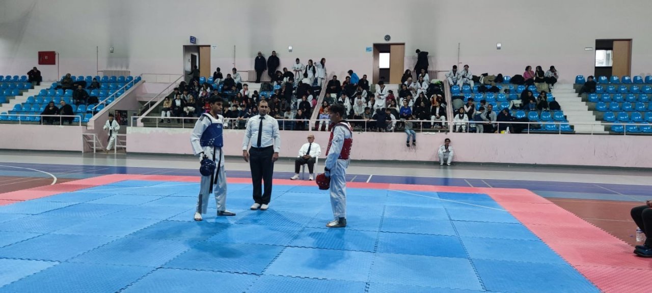 Taekwondo müsabakaları nefes kesti