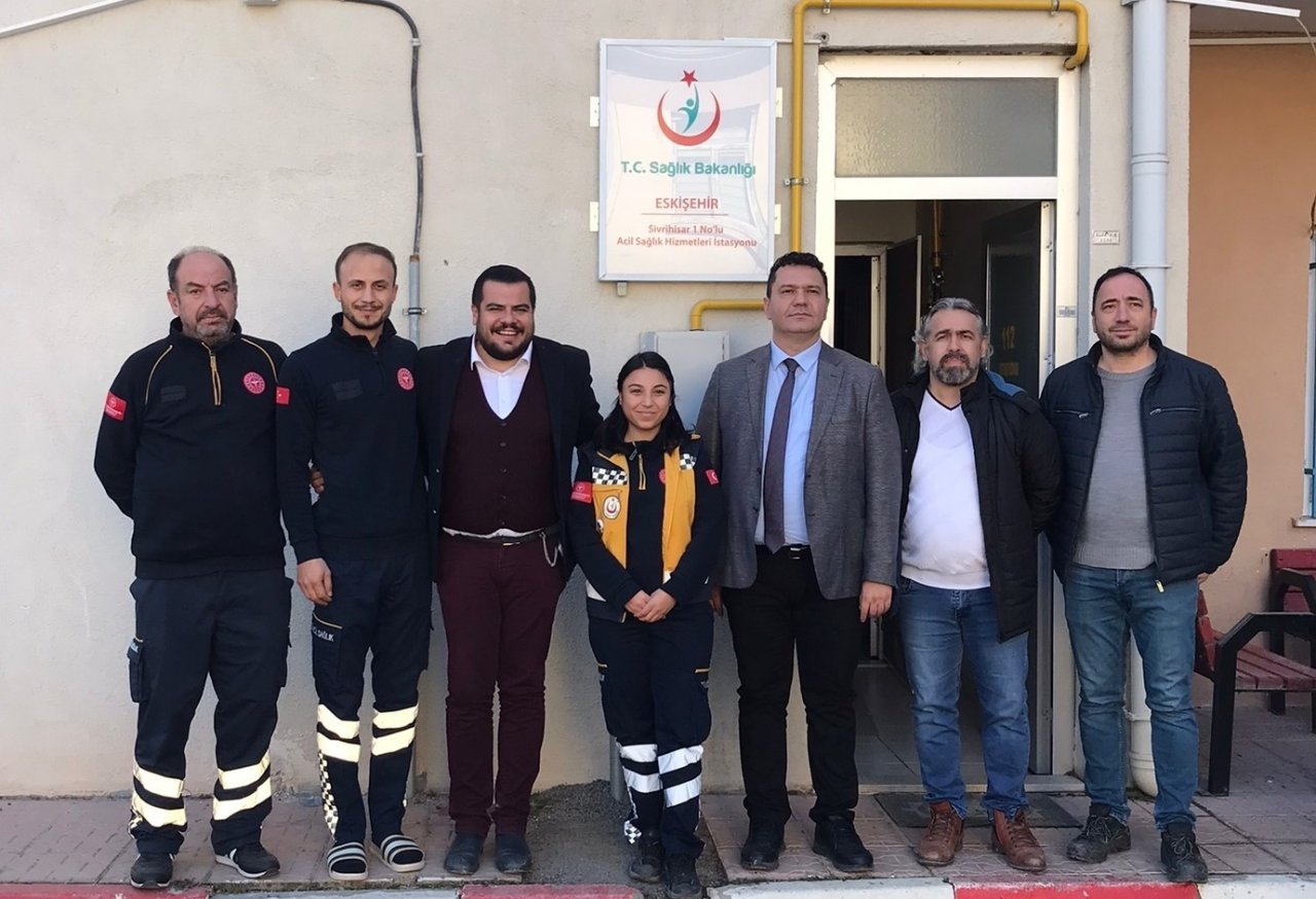 İl Sağlık Müdürü ve Ambulans Servis Başhekiminden yapımı devam eden sağlık merkezlerine ziyaret