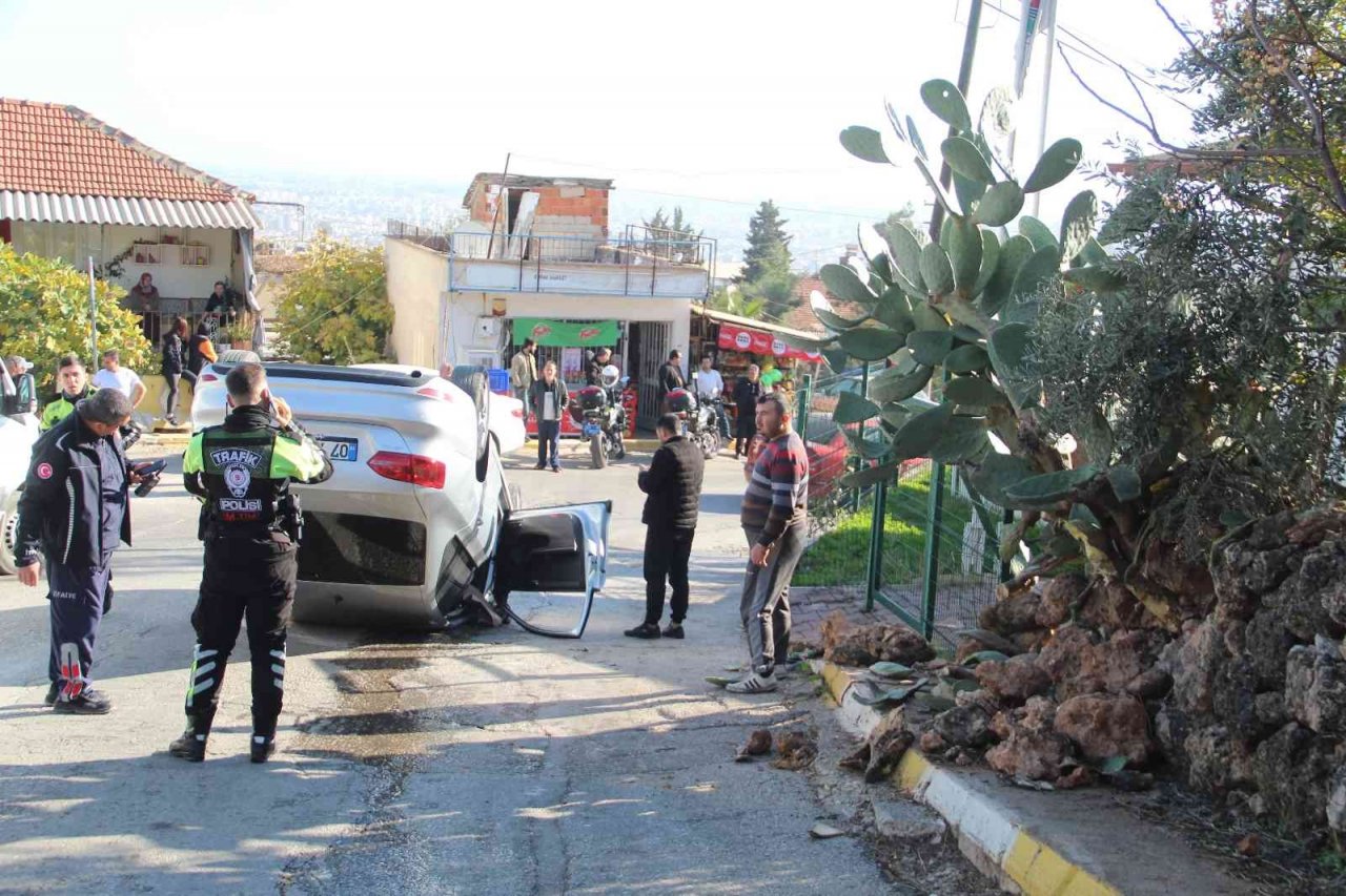 Kursiyer takla attı, eğitmen kaçtı