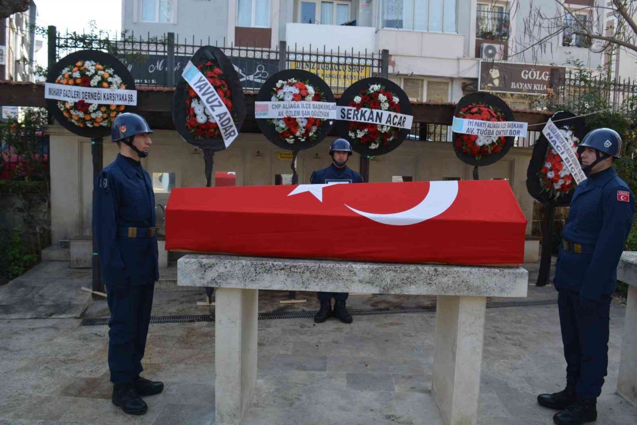 İzmir’de yaşamını yitiren Kore gazisi toprağa verildi