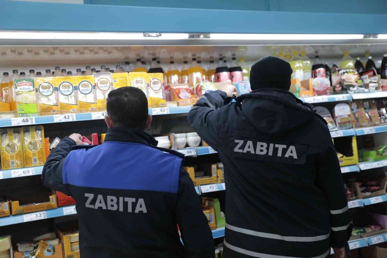 Marketlerde gıda denetimleri devam ediyor
