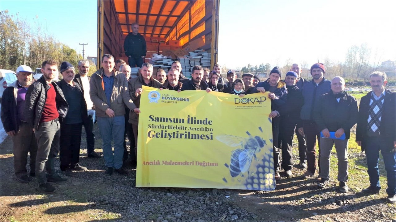 Arıcılara ekipman desteği