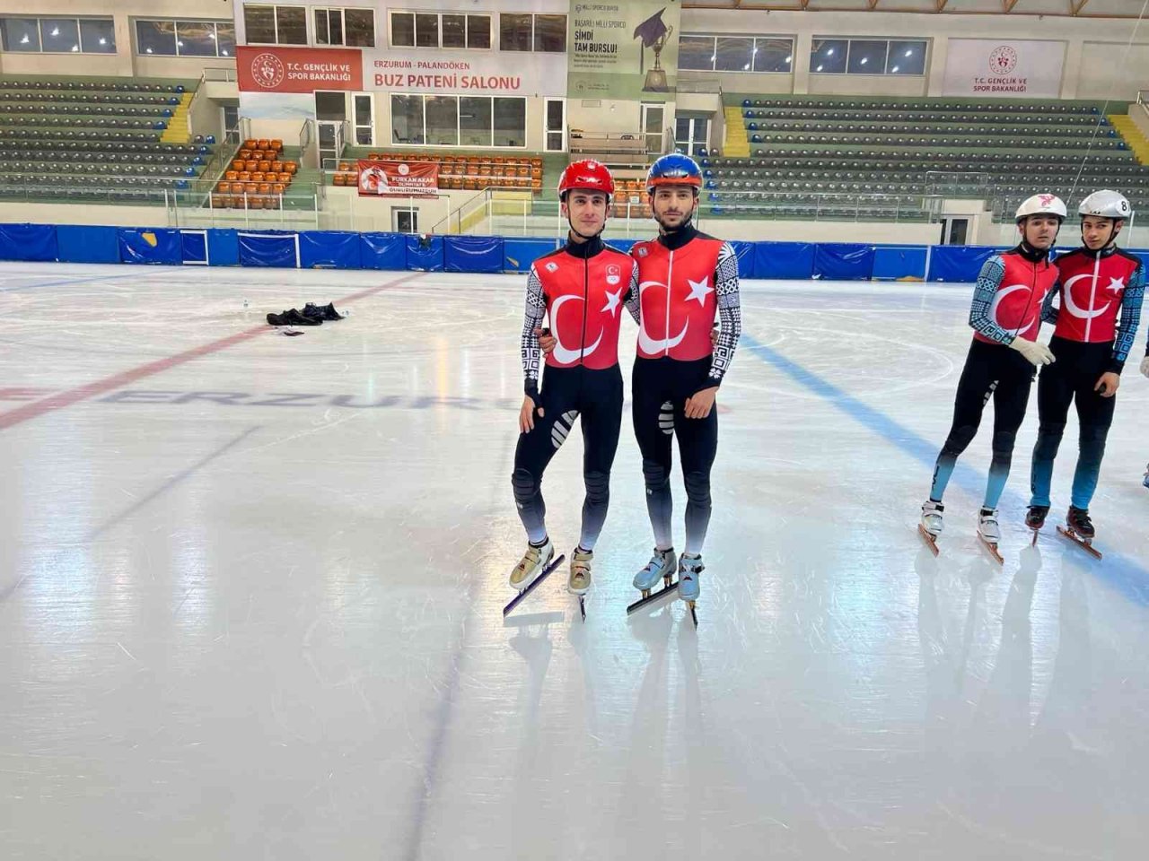 Olimpiyat komitesi Erzurum’da hız tutkunlarının misafiri oldu