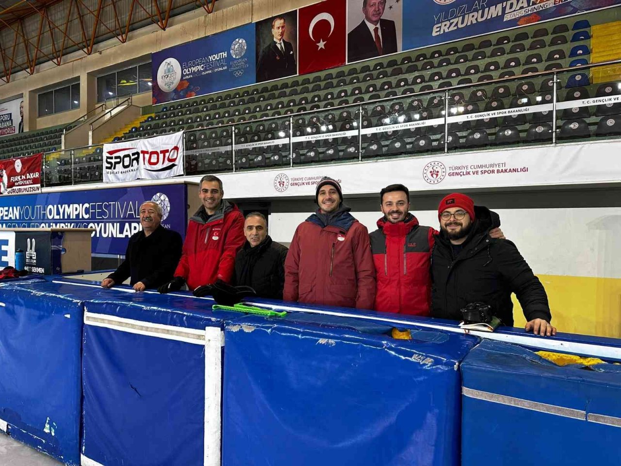 Olimpiyat komitesi Erzurum’da hız tutkunlarının misafiri oldu