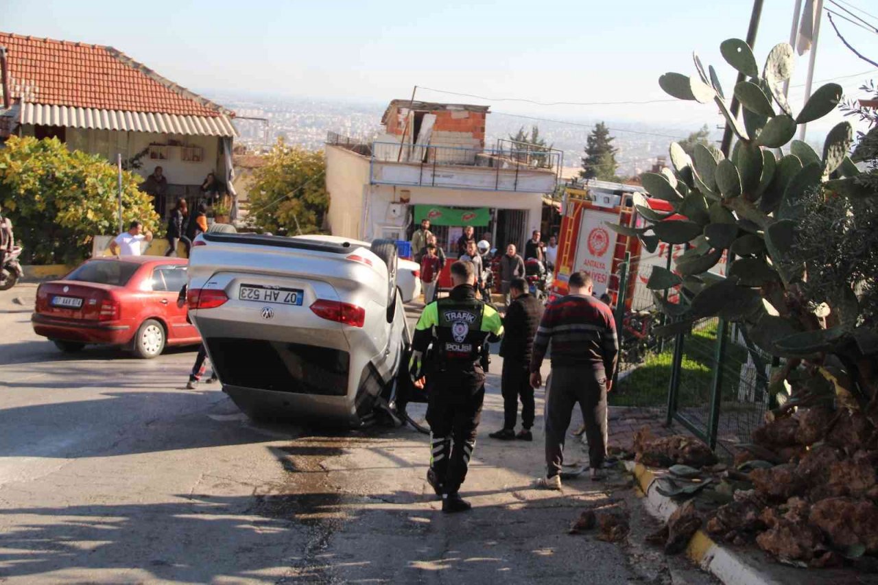 Kursiyer takla attı, eğitmen kaçtı