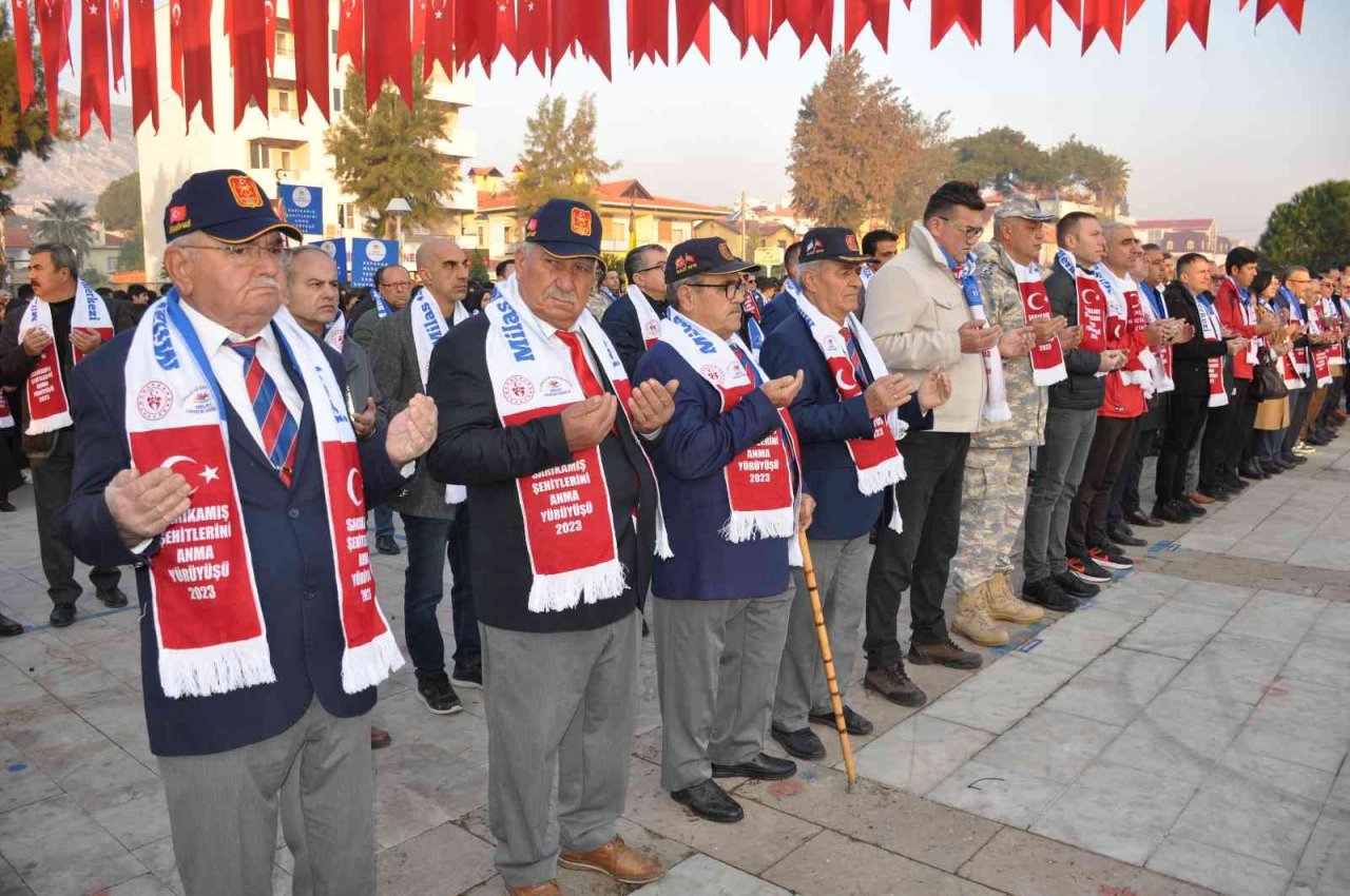 Milas, Sarıkamış Şehitleri için yürüdü