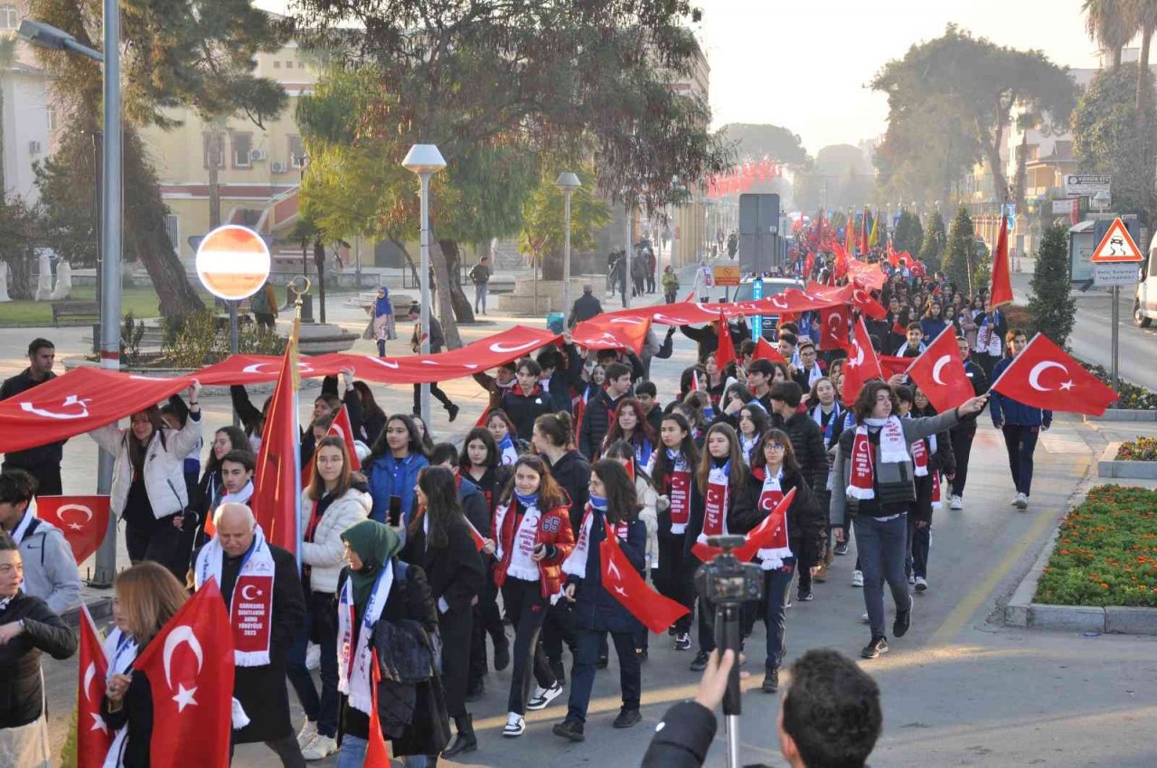 Milas, Sarıkamış Şehitleri için yürüdü