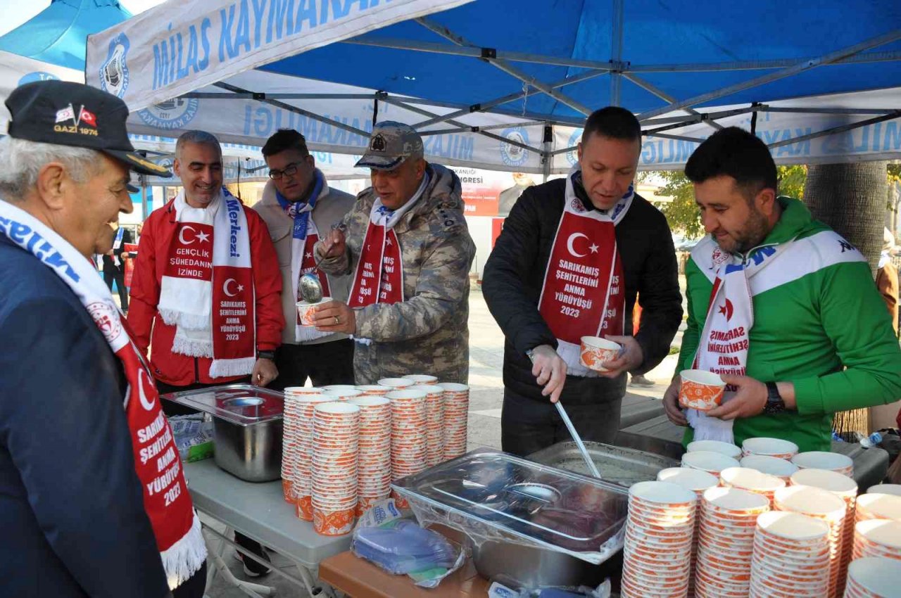 Milas, Sarıkamış Şehitleri için yürüdü