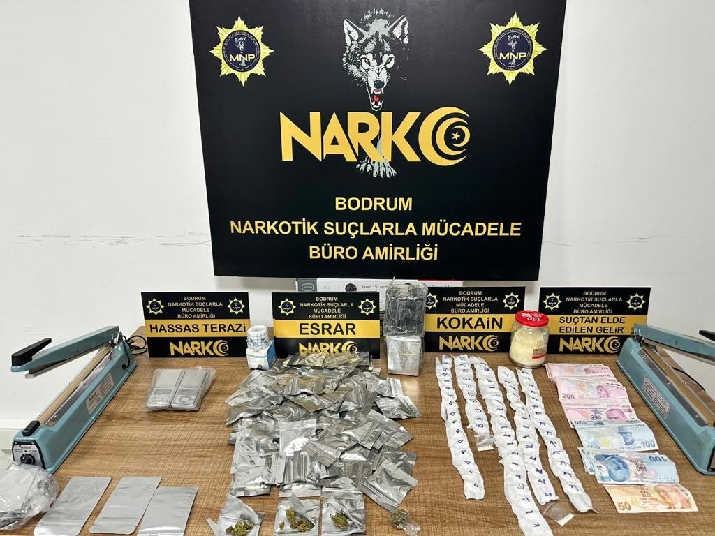 Bodrum’da uyuşturucu operasyonu: 4 kişi gözaltına alındı