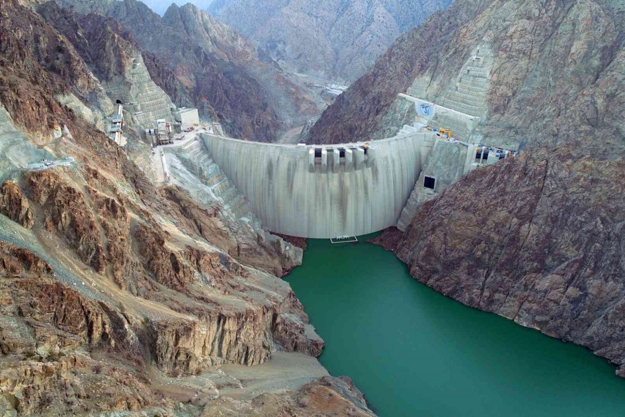 Yusufeli Barajı’nda su seviyesi 62 metre oldu