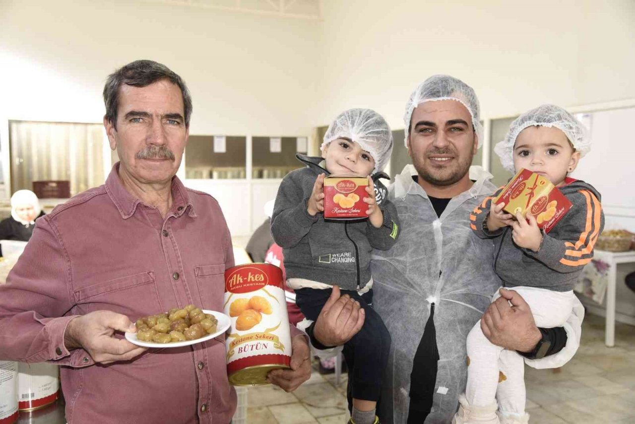 Nazilli’nin kestane şekeri, 10 bin kilometre ötede damakları lezzetlendiriyor