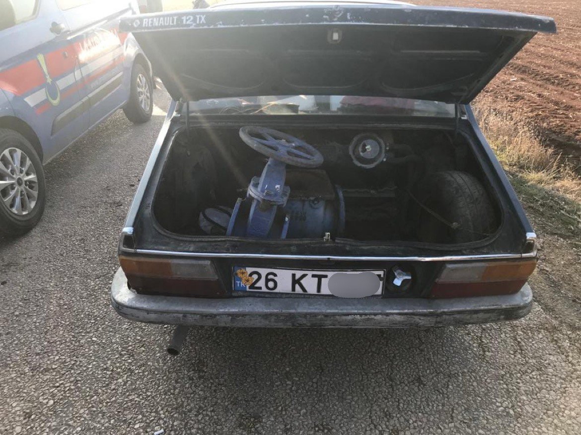 Sulama ekipmanı çalan şüpheli yakalandı