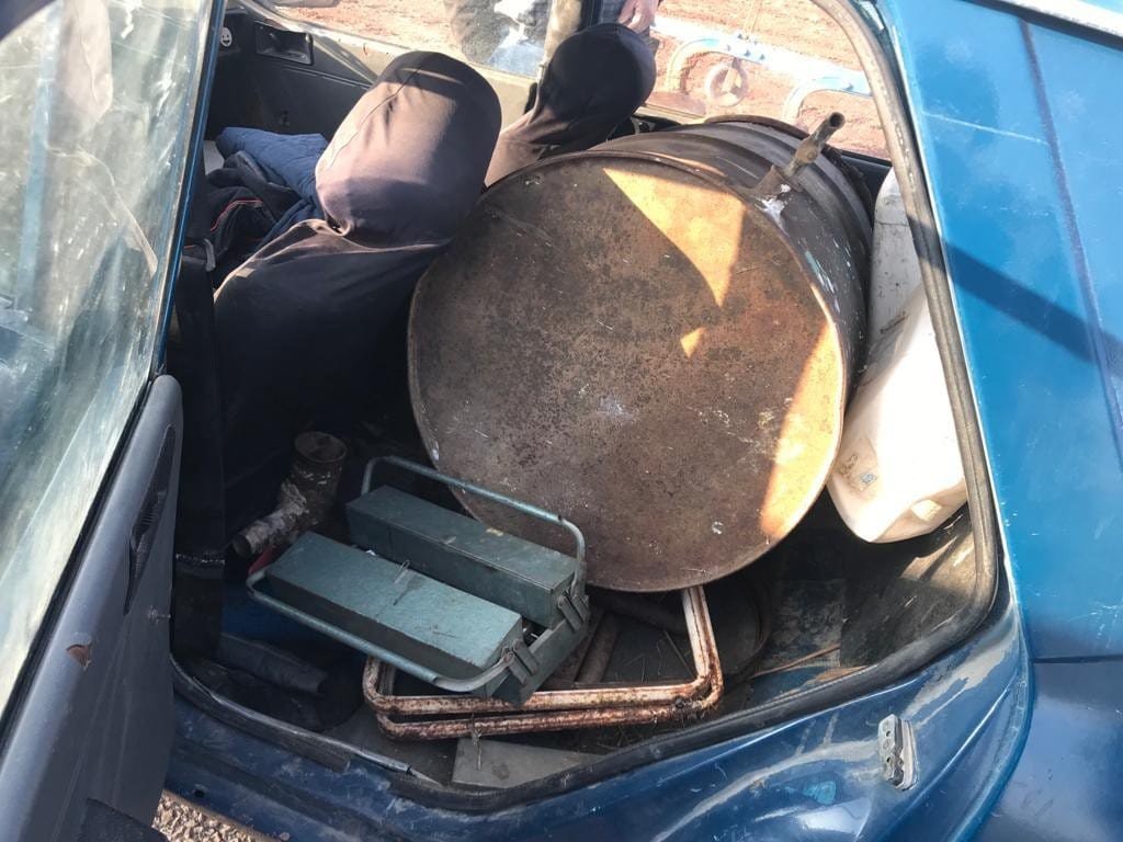 Sulama ekipmanı çalan şüpheli yakalandı