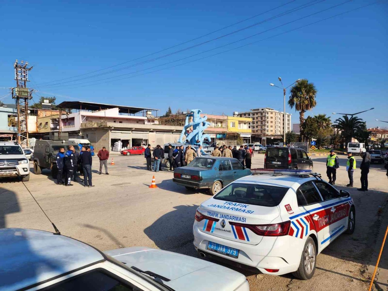 Hatay’da trafik kazası: 1 yaralı