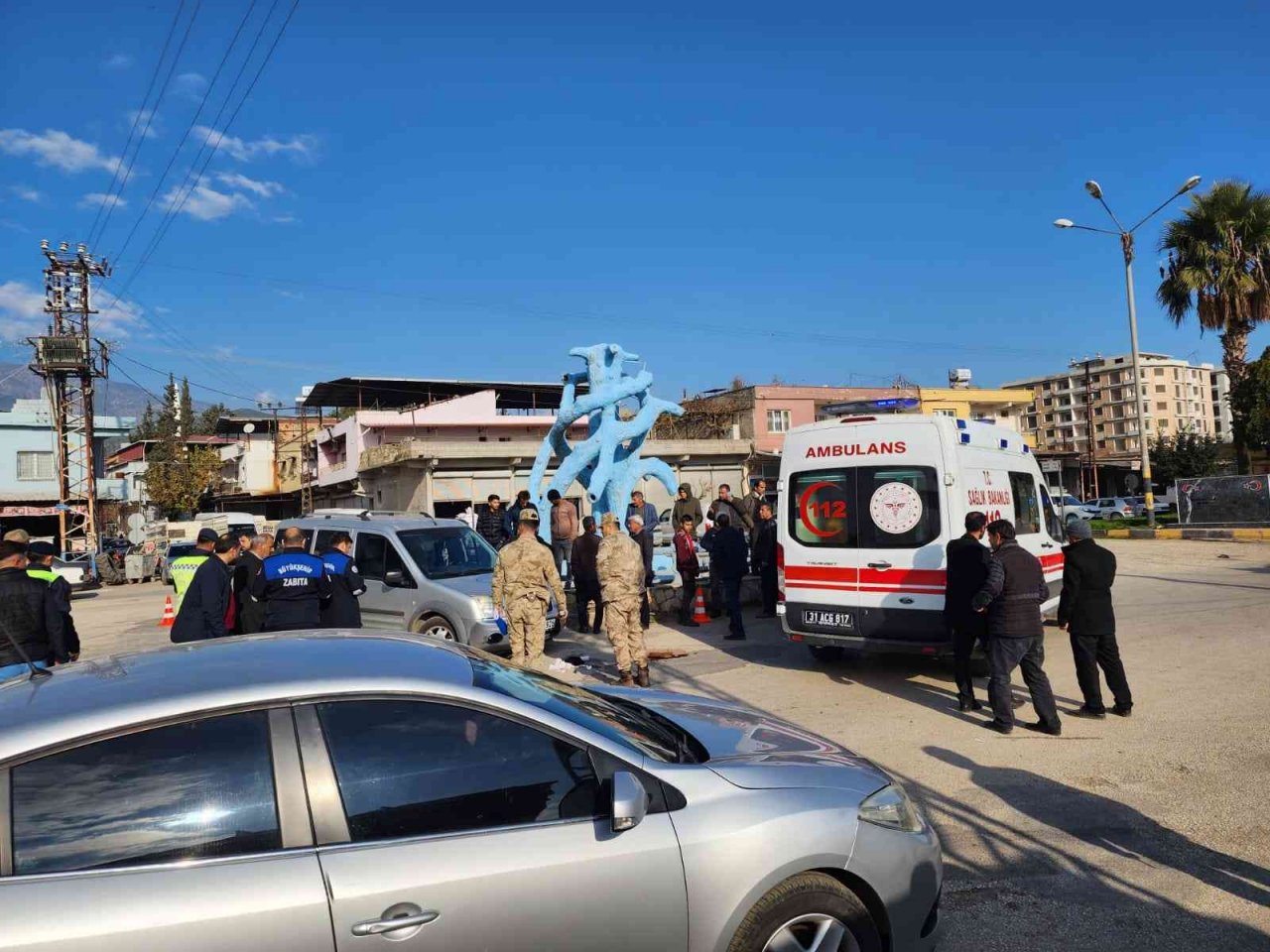 Hatay’da trafik kazası: 1 yaralı