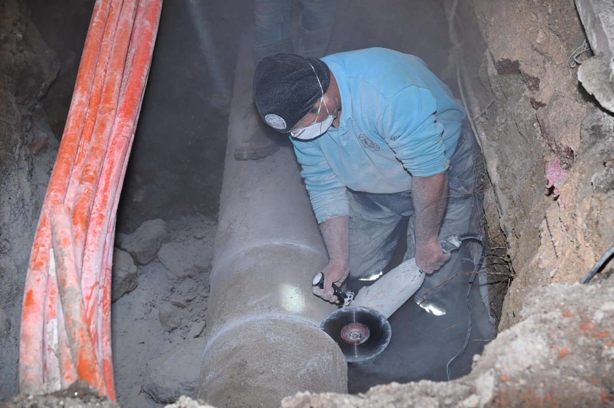 MASKİ’den daha sağlam altyapı için gece mesaisi