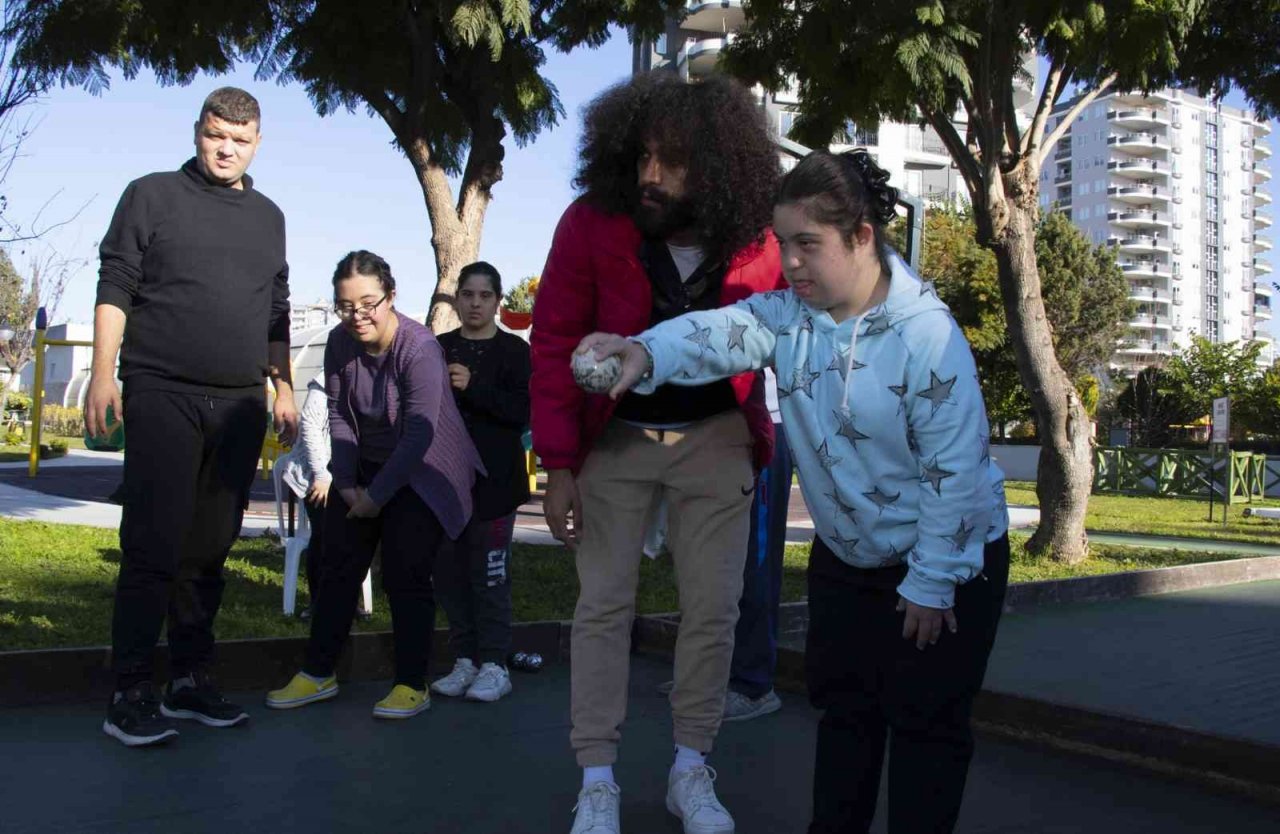 Engelsiz Yaşam Parkında ’Bocce’ dersleri başladı