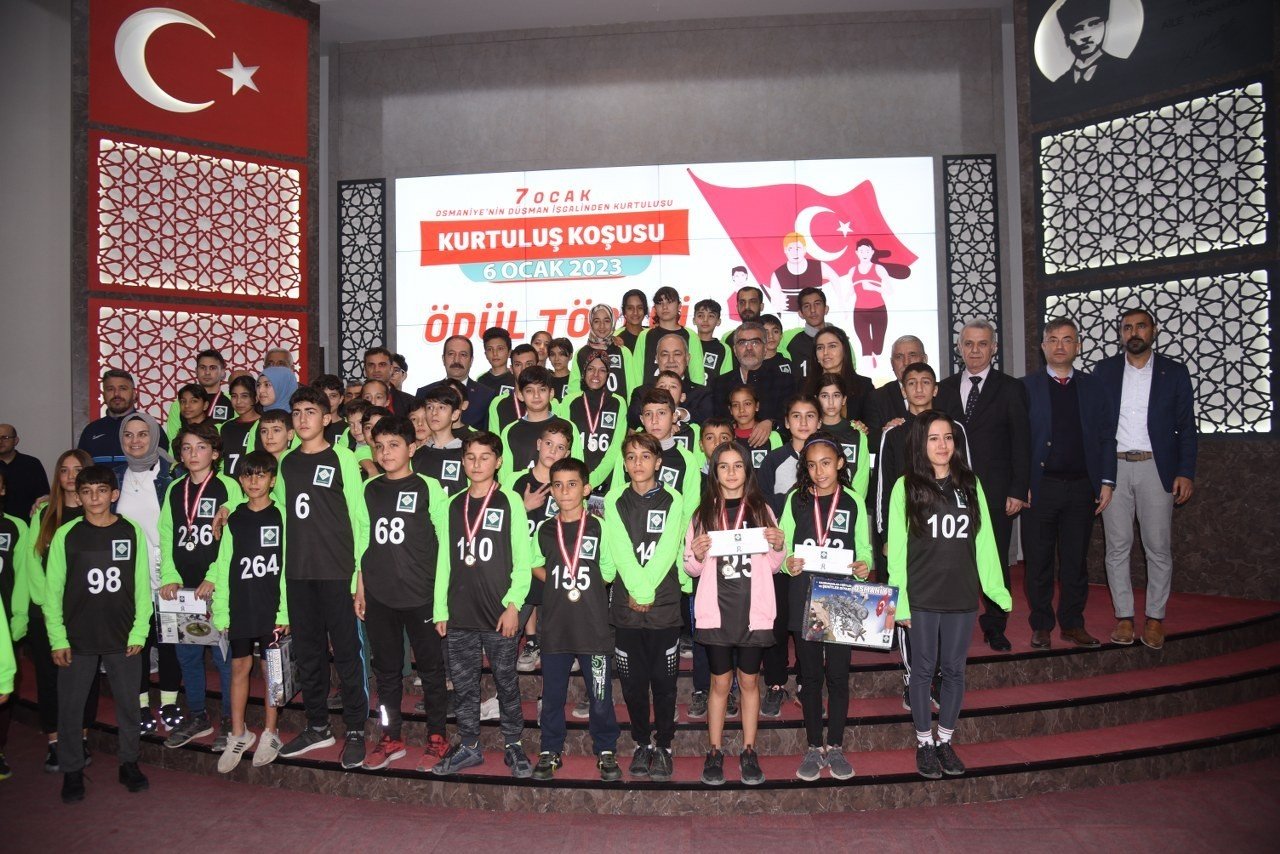 Osmaniye Belediyesi 7 Ocak Zafer koşusu yapıldı