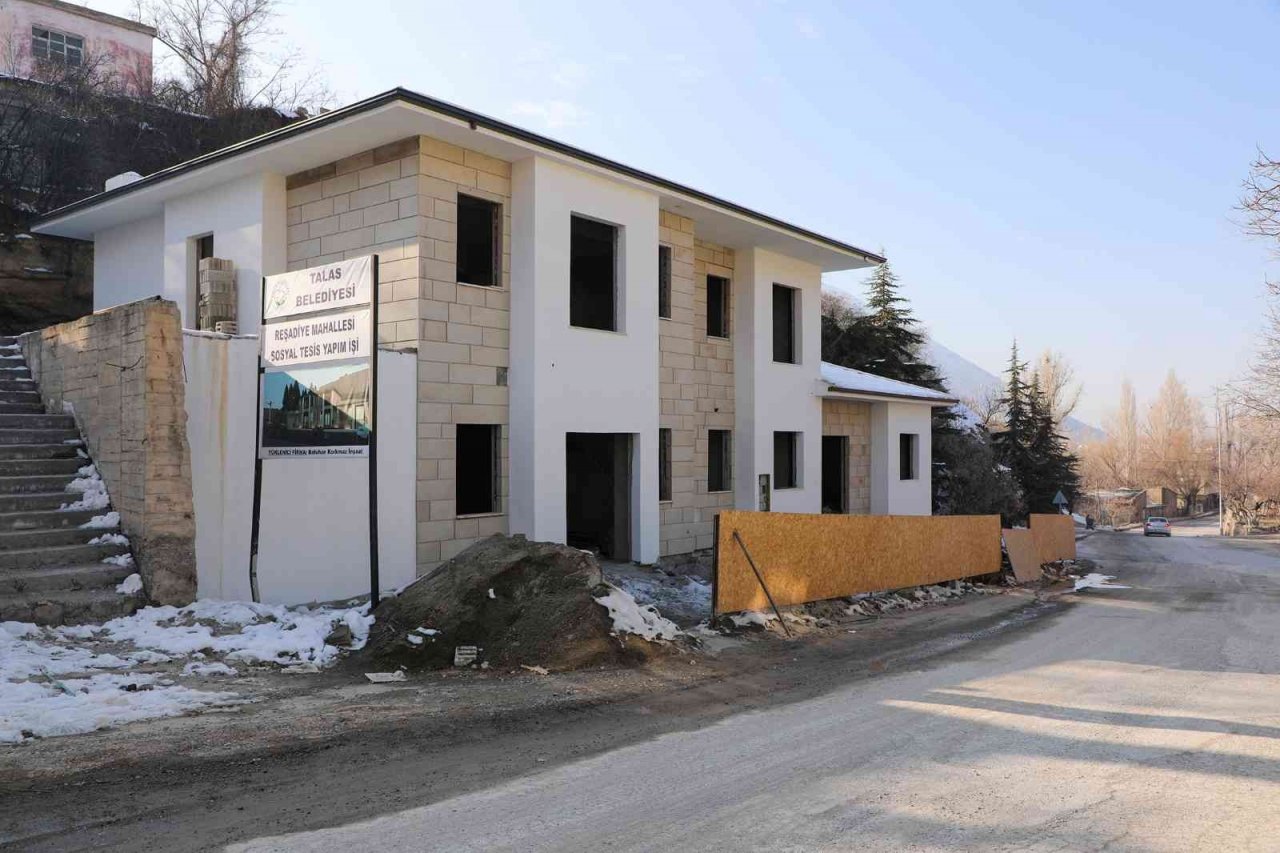 Reşadiye Sosyal Tesisi’nde sona doğru