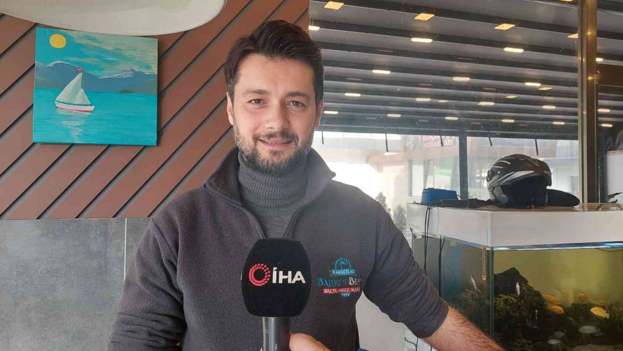 Balıkçıya giren atmaca dehşet yaşattı: O anlar kameraya yansıdı