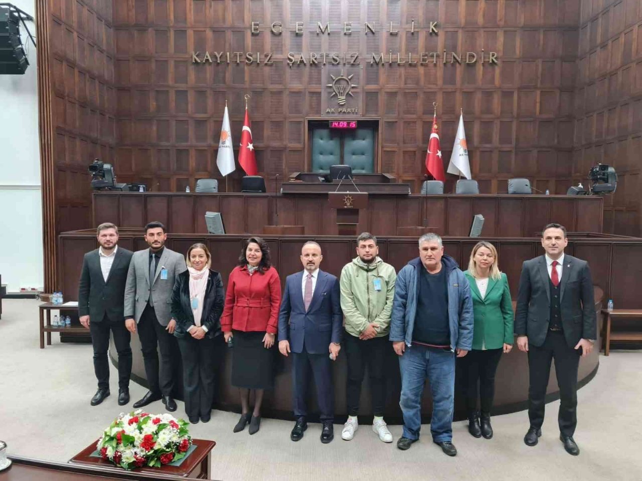 AK Parti Bozcaada İlçe Teşkilatı Gazi Meclis’teydi