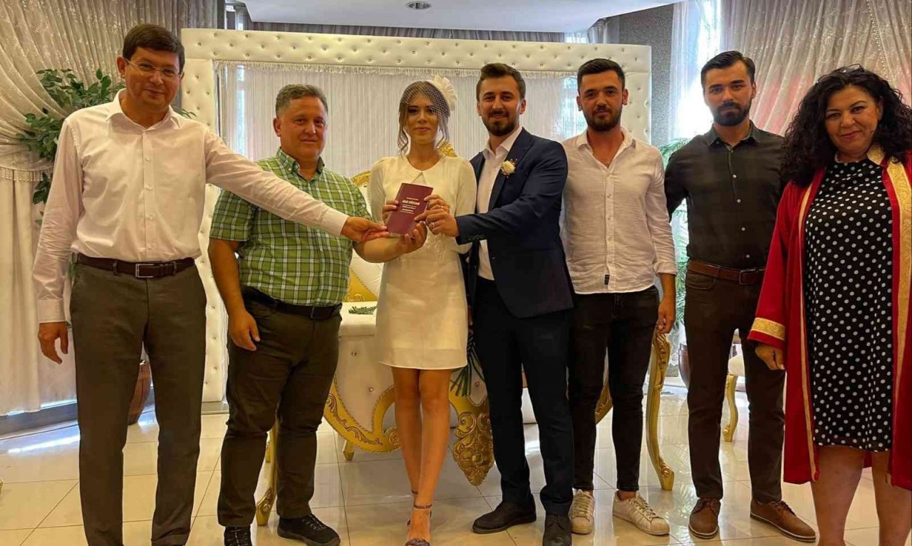 Nazilli’de 2022 yılında bin 77 çift bir ömre ’evet’ dedi