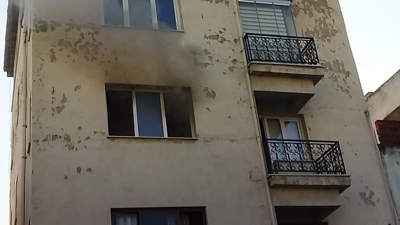 Söke’de baca yangını panikletti