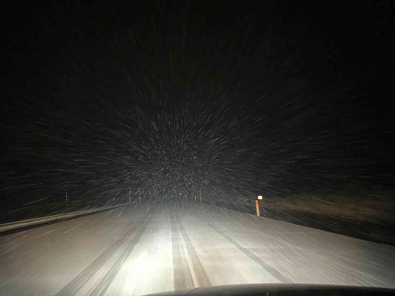 Elazığ’a mevsimin ilk karı yağdı