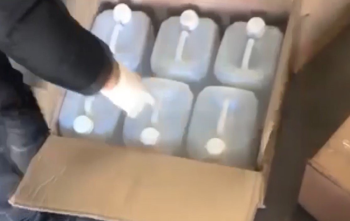 Gaziantep’te 300 litre etil alkol ele geçirildi