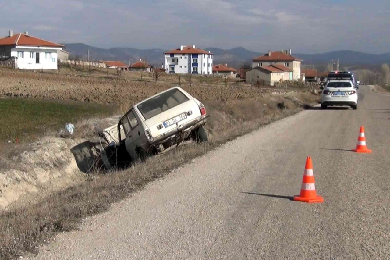 Kazada evli çift hafif yaralandı