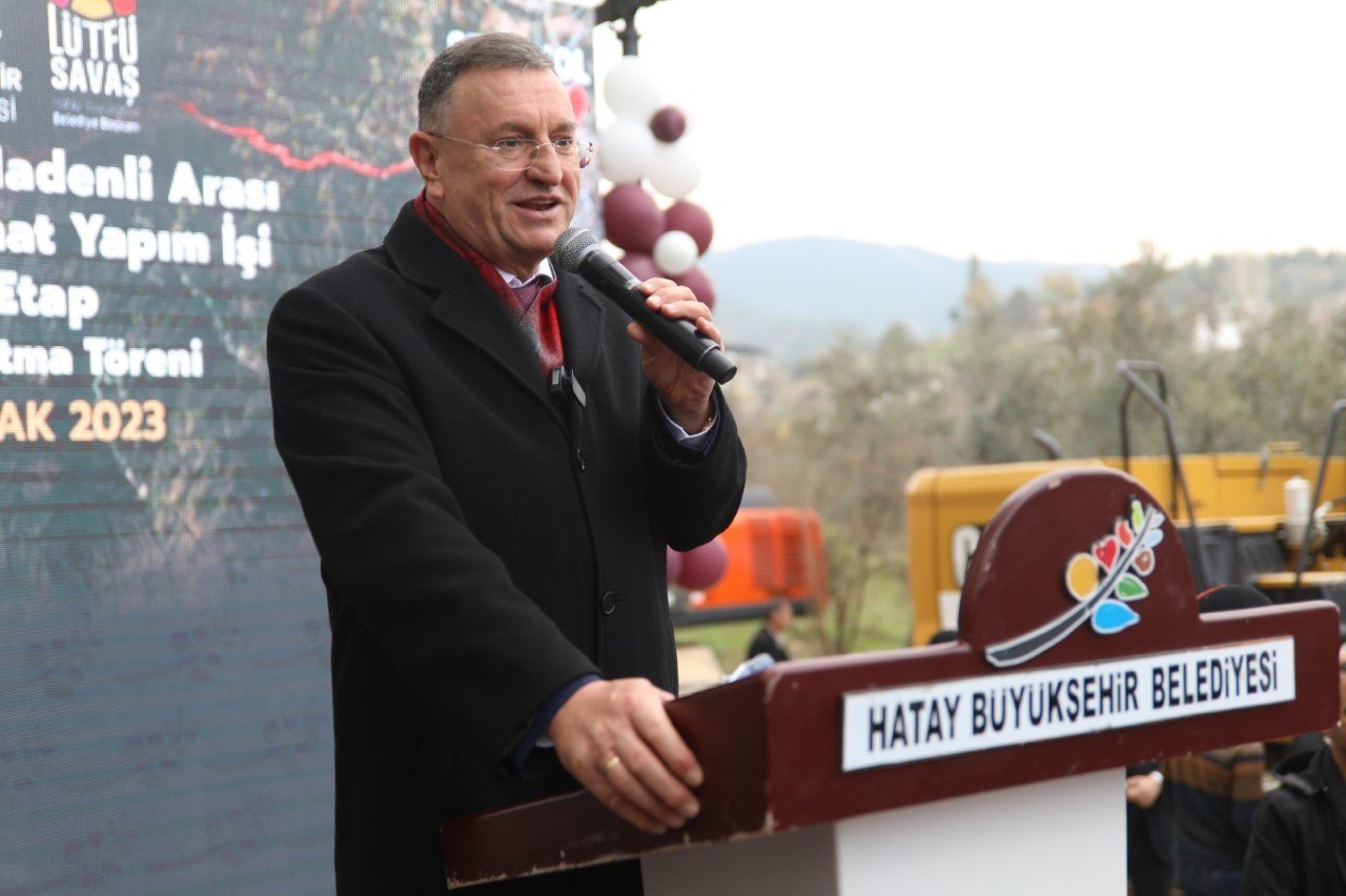 Hatay’da Serinyol-Madenli yolunun temeli atıldı