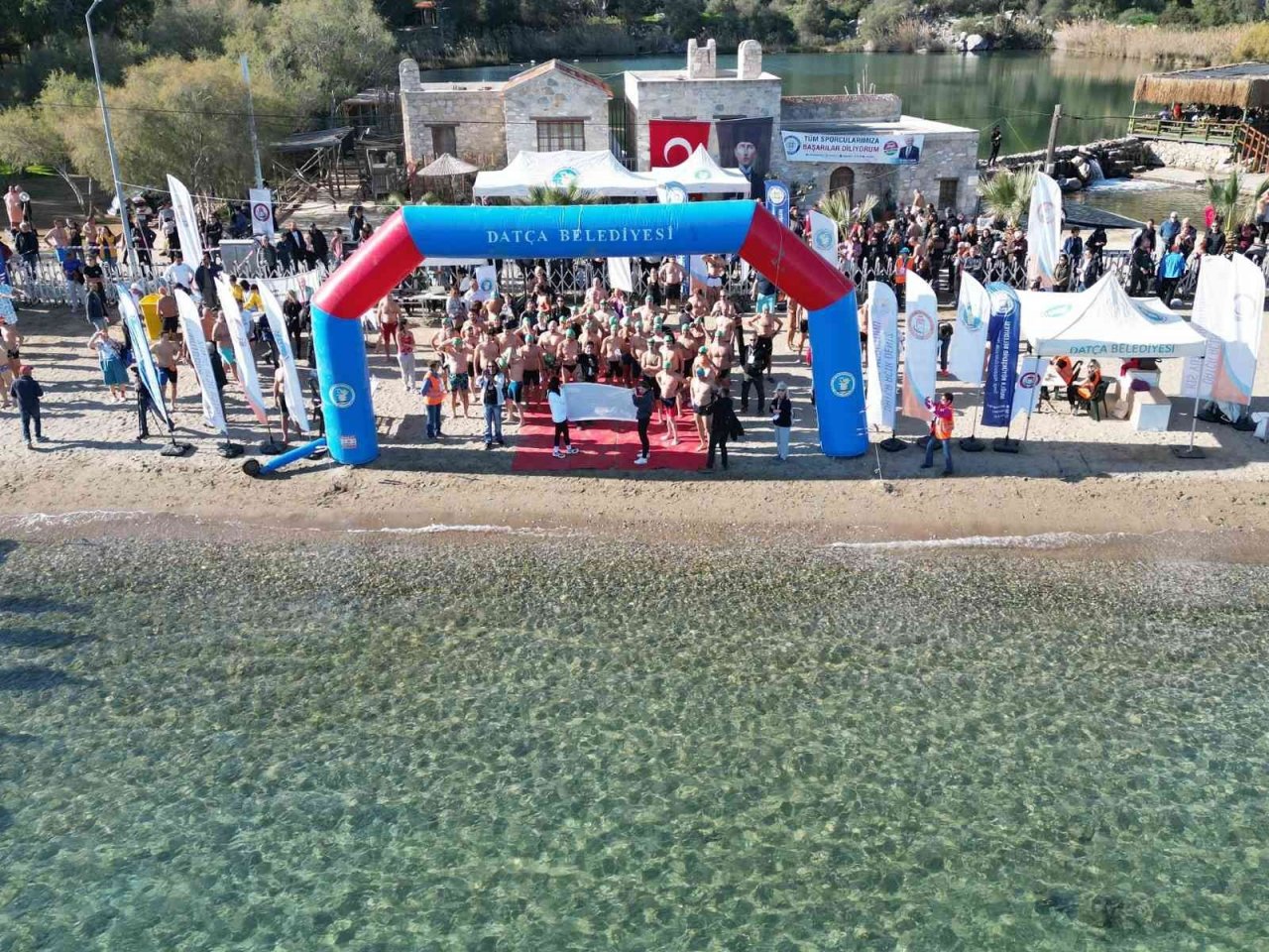 Datça’da kulaçlar ’Cumhuriyet’ için atıldı