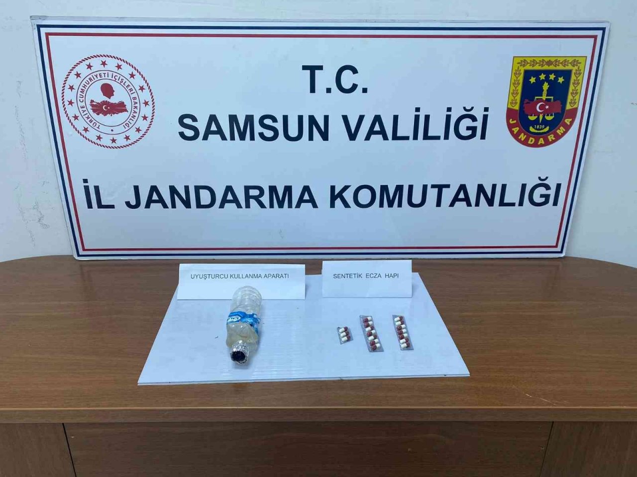 Samsun’da jandarmadan uyuşturucu operasyonu