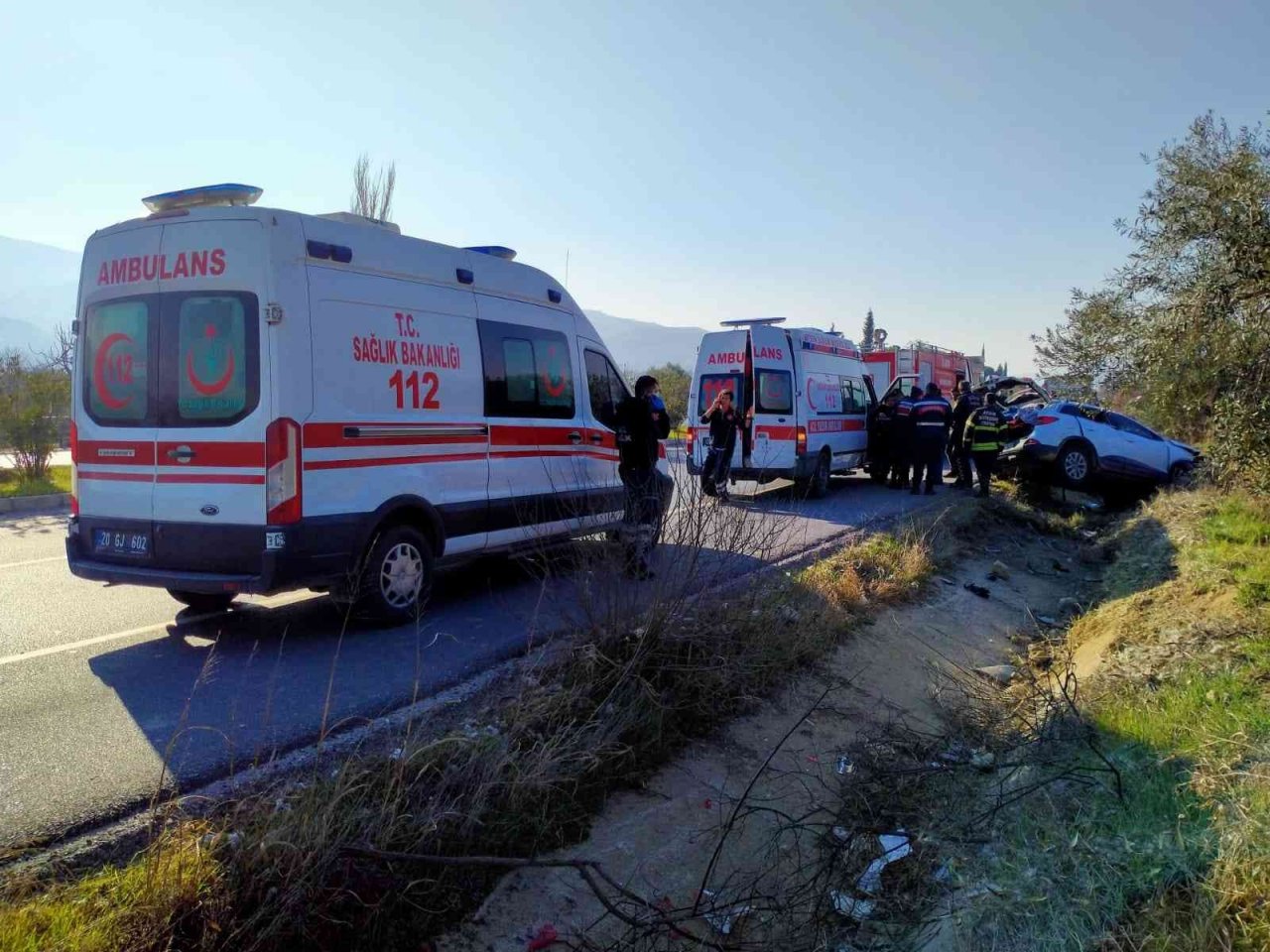 Aydın’da trafik kazası: 2 yaralı