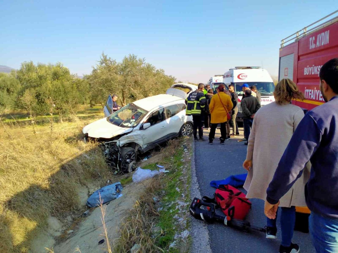 Aydın’da trafik kazası: 2 yaralı