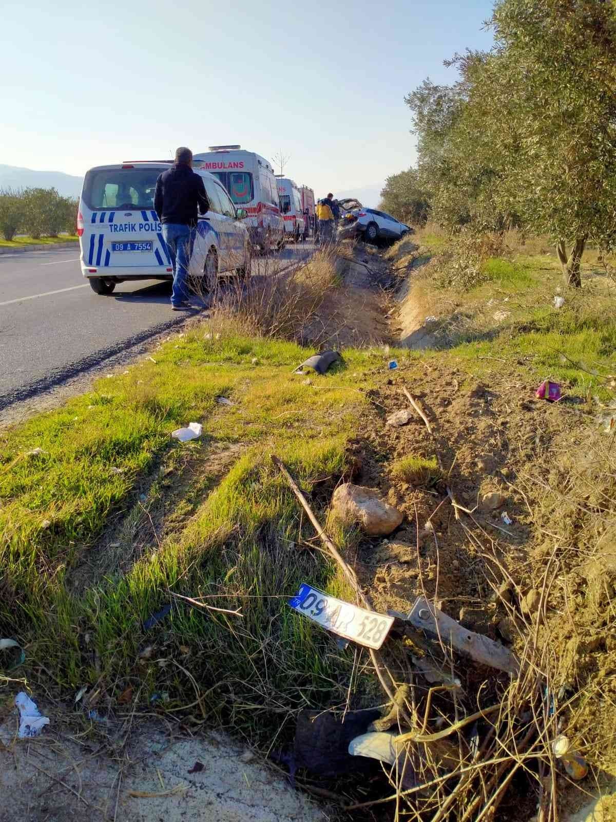 Aydın’da trafik kazası: 2 yaralı