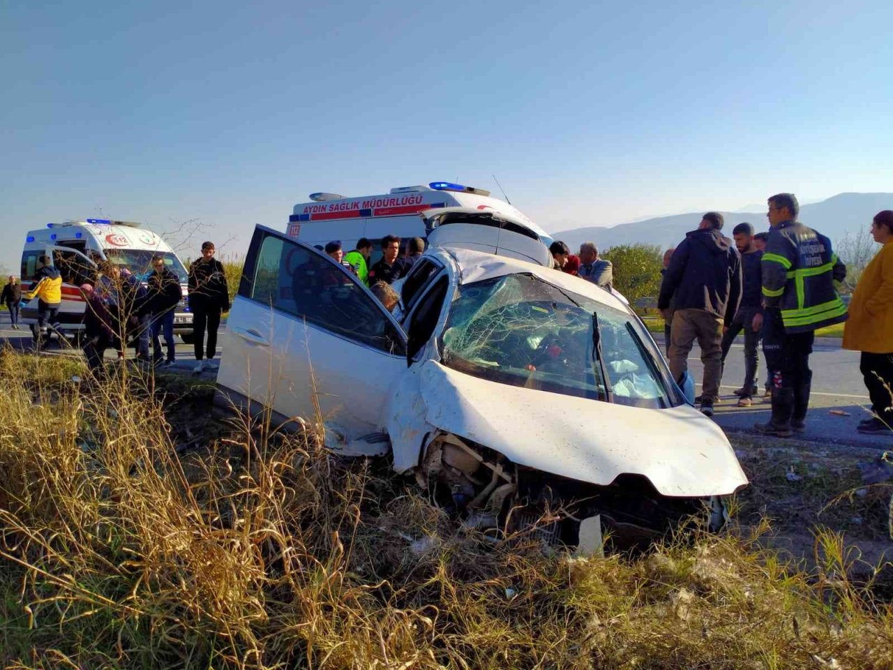 Aydın’da trafik kazası: 2 yaralı