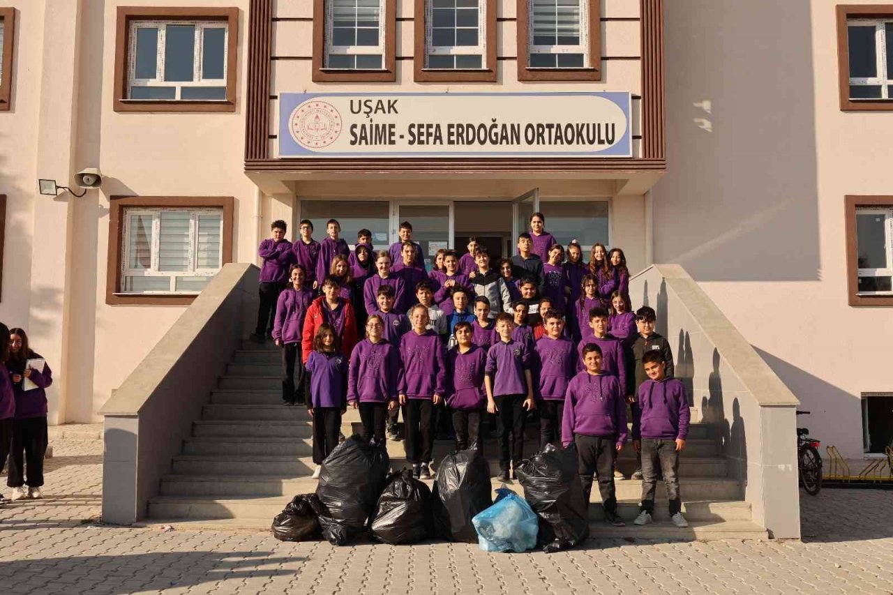 Çocuklardan geri dönüşüme destek