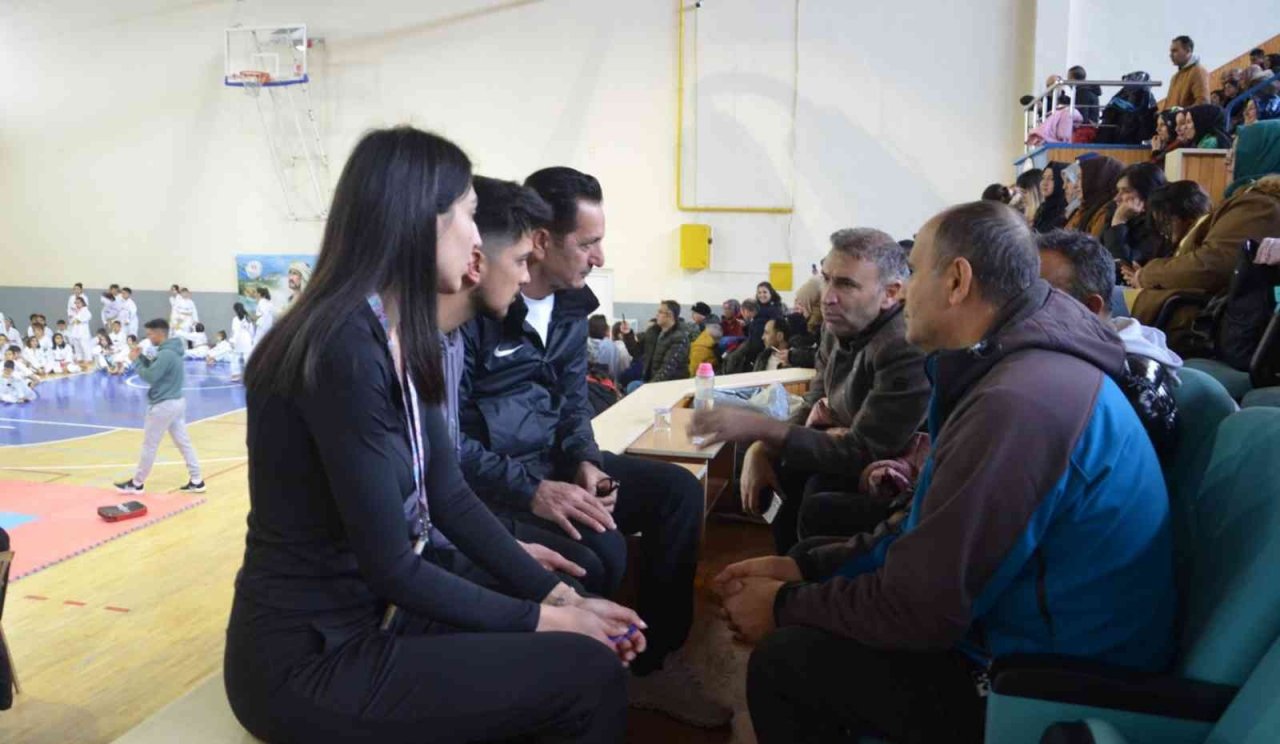 Karaman’da tekvando kuşak sınavı yapıldı