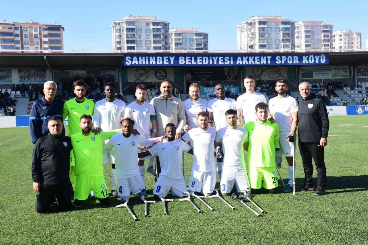 Şahinbey Ampute emin adımlarla yola devam dedi: 8-0