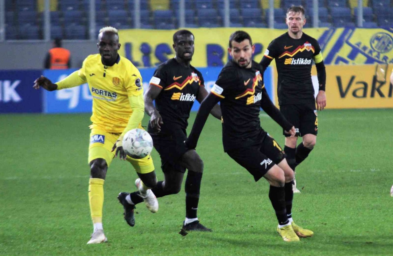 Süper Toto Süper Lig: MKE Ankaragücü: 2 - Kayserispor: 1 (Maç sonu)