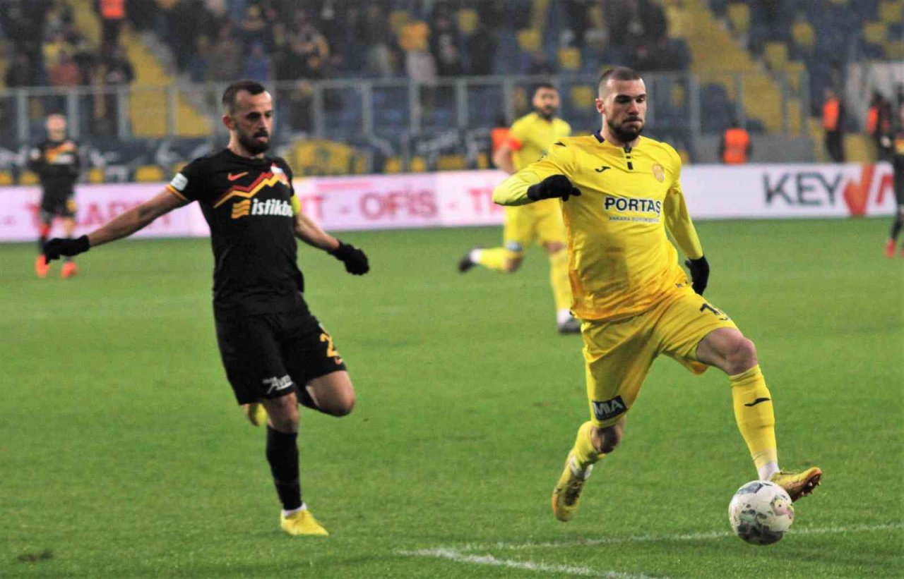 Süper Toto Süper Lig: MKE Ankaragücü: 2 - Kayserispor: 1 (Maç sonu)