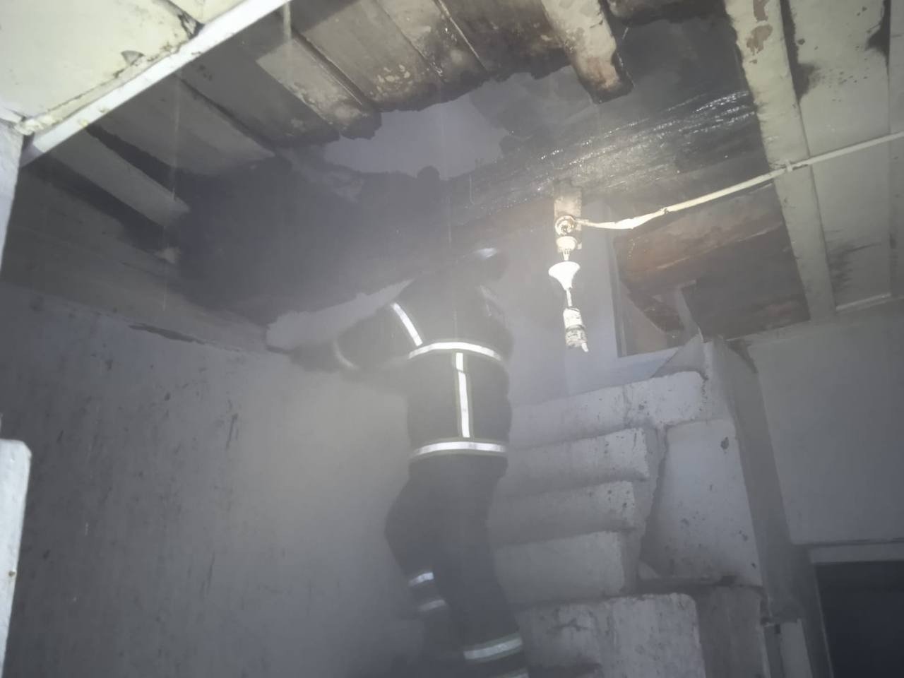 Ahşap evde çıkan yangın söndürüldü