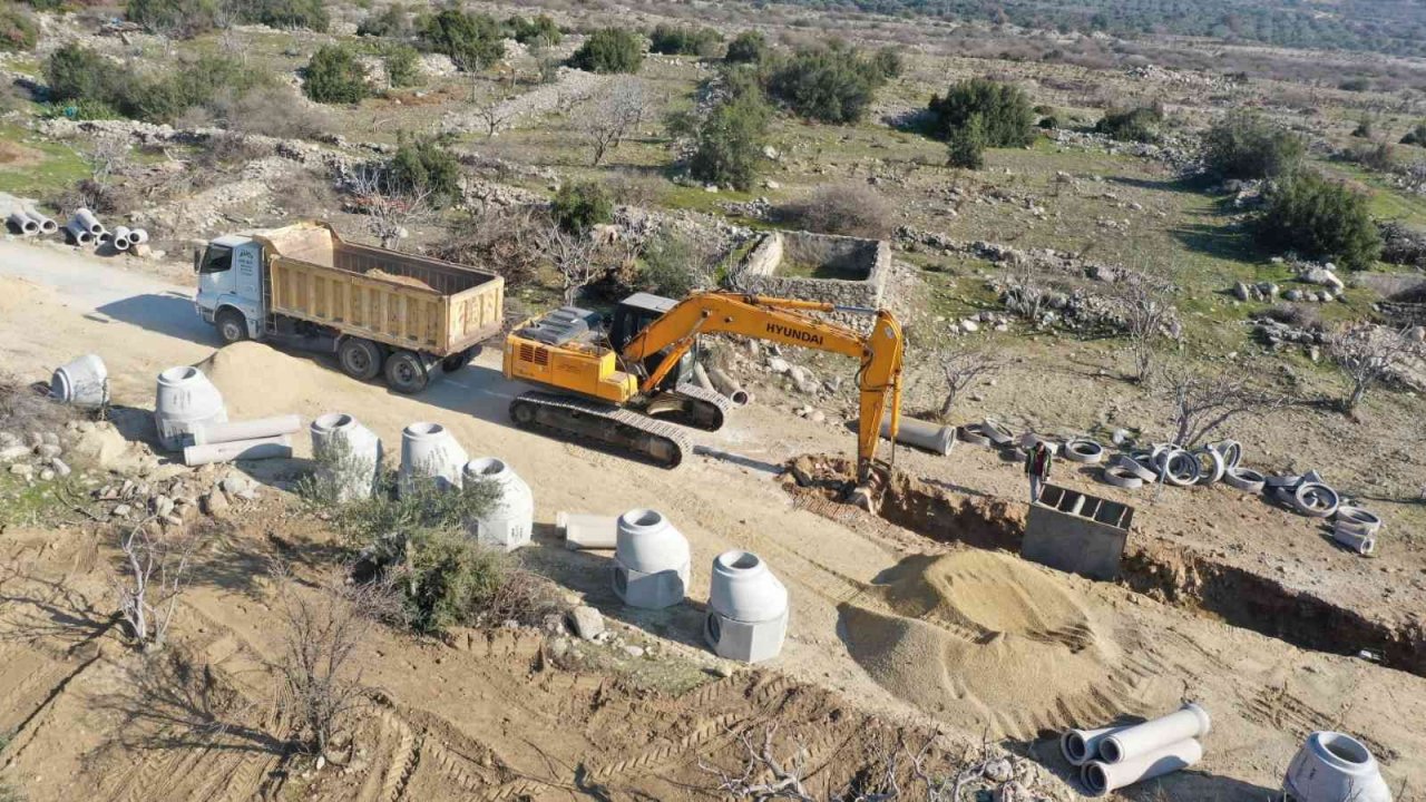 ASKİ, Buharkent’teki çalışmalarını tüm hızıyla sürdürüyor