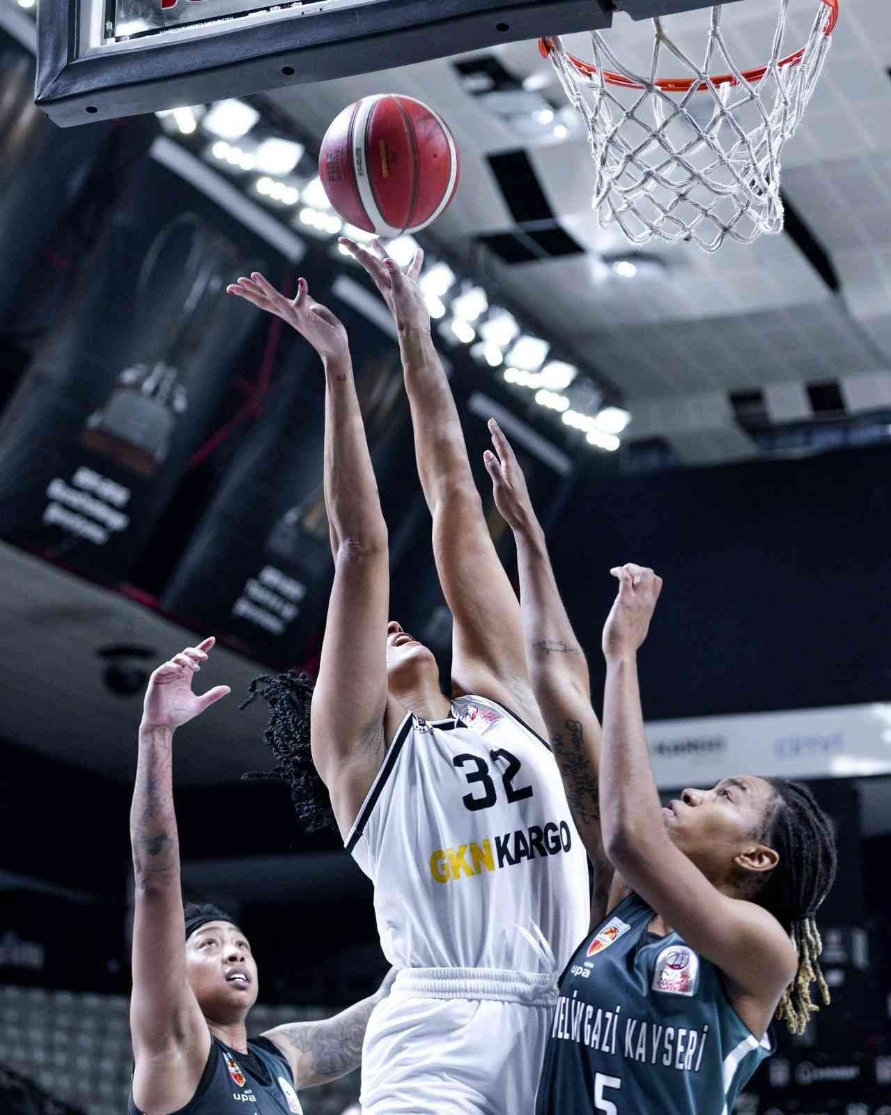 TKBL: Beşiktaş: 84 - Melikgazi Kayseri Basketbol: 81