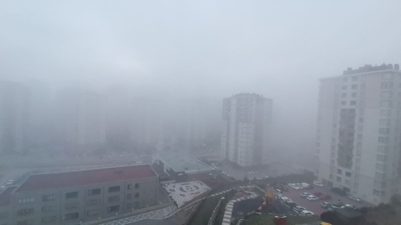 Kayseri’de sis etkili oldu