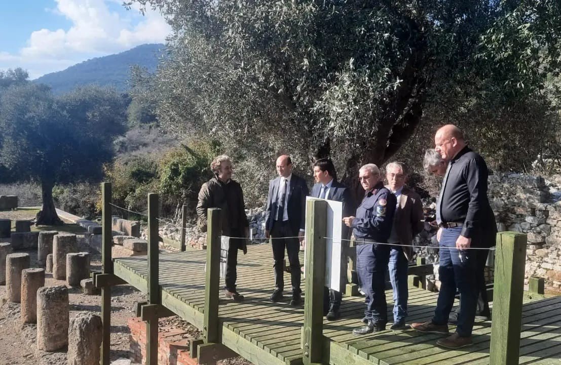 Köyceğiz Kaunos Antik Kenti’nde incelemelerde bulunuldu