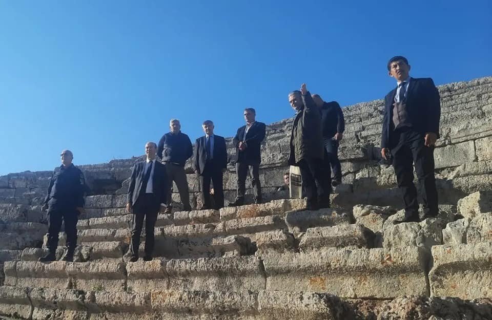 Köyceğiz Kaunos Antik Kenti’nde incelemelerde bulunuldu